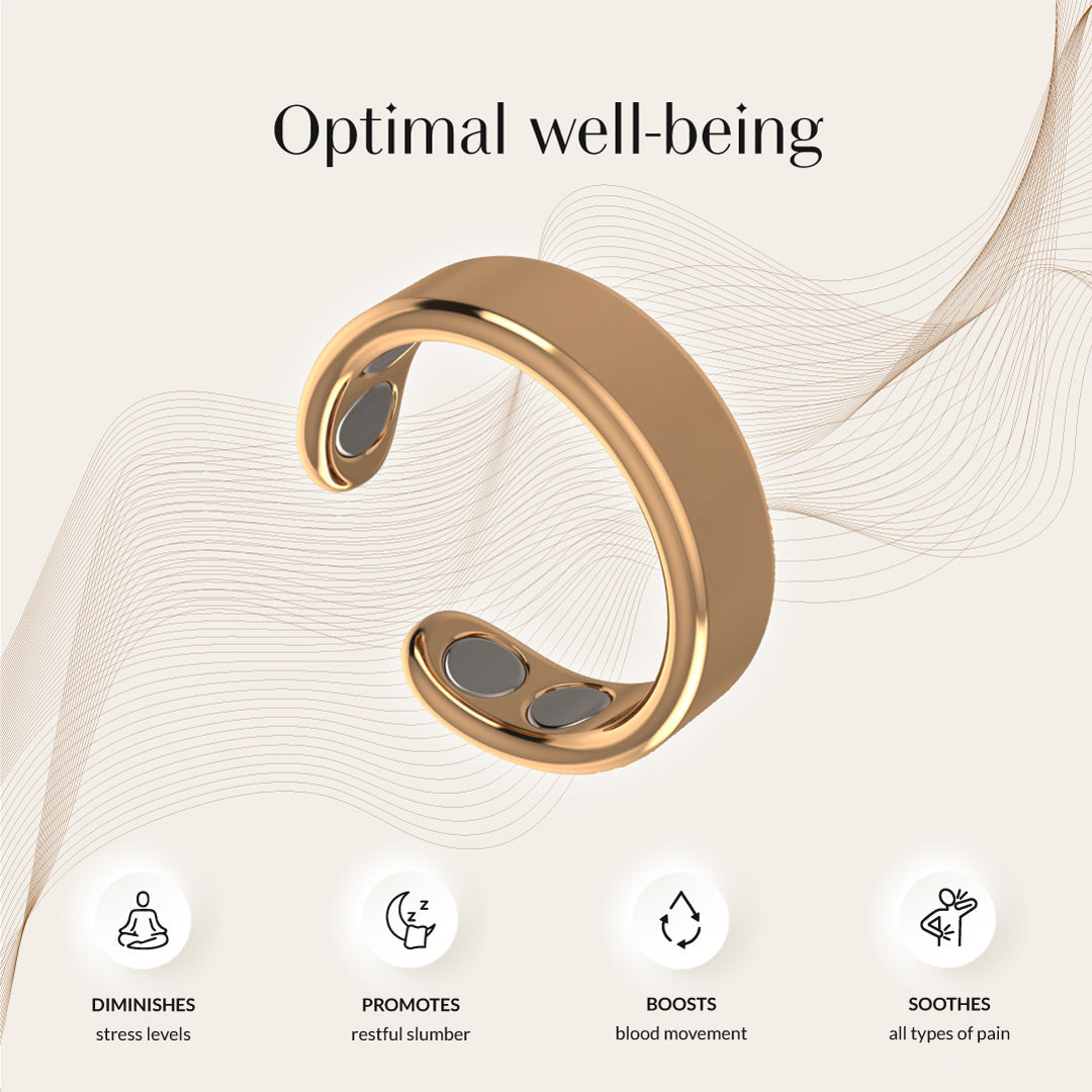 NervoPulse™ - Anneau magnétique anti-douleur · Technologie d'acupression