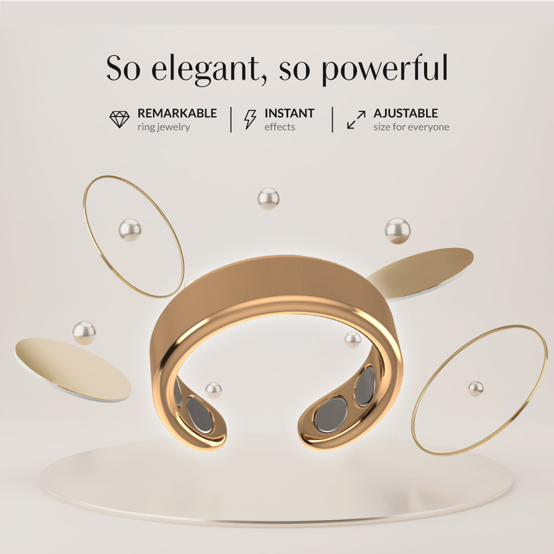 NervoPulse™ - Anneau magnétique anti-douleur · Technologie d'acupression